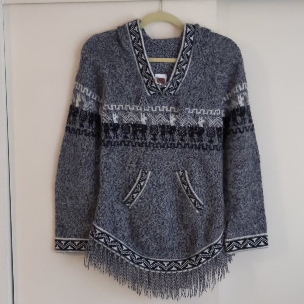 Alpaca Hoodie Sweater